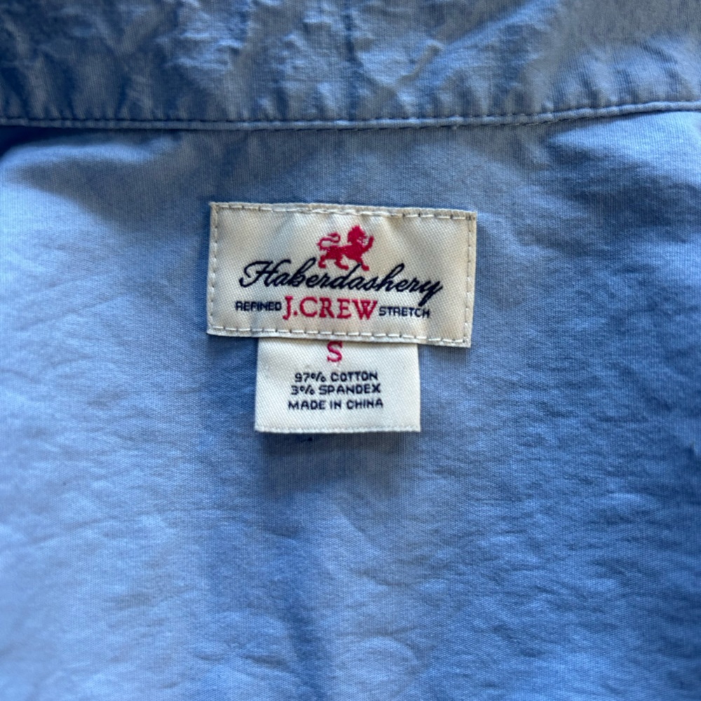 J.Crew Haberdasherv Refined Cotton Button-Up Shirt - Picture 5 of 9